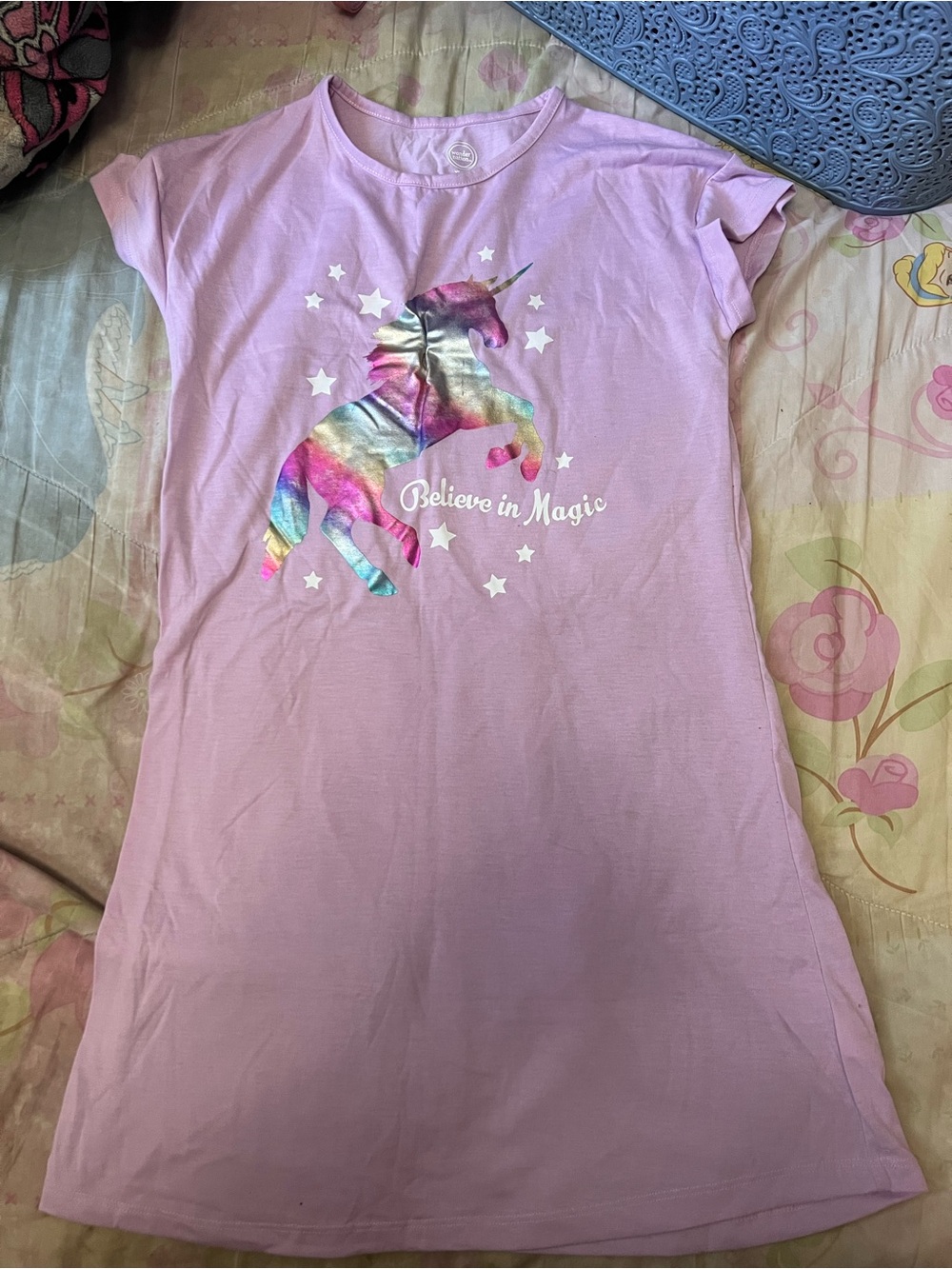 wonder nation Lavender Purple Girls' Tee